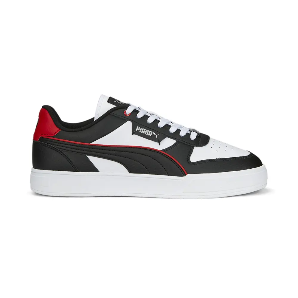 PUMA Mens Caven Dime Lace Up Sneakers Shoes Casual - White PUMA Mens Caven Dime Lace Up Sneakers Shoes Casual - White