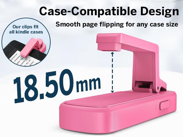 DATAFY Page Turner Ring for Kindle, Hands-Free Remote Control with Storage Bag, Camera Shutter & Video Recording, eReaders Clicker for Kindle iPad iPhone Tablets