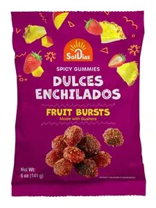 Fruity Spicy Gushers 5oz - Sweet Gummies, Perfect for Snacks and Treats