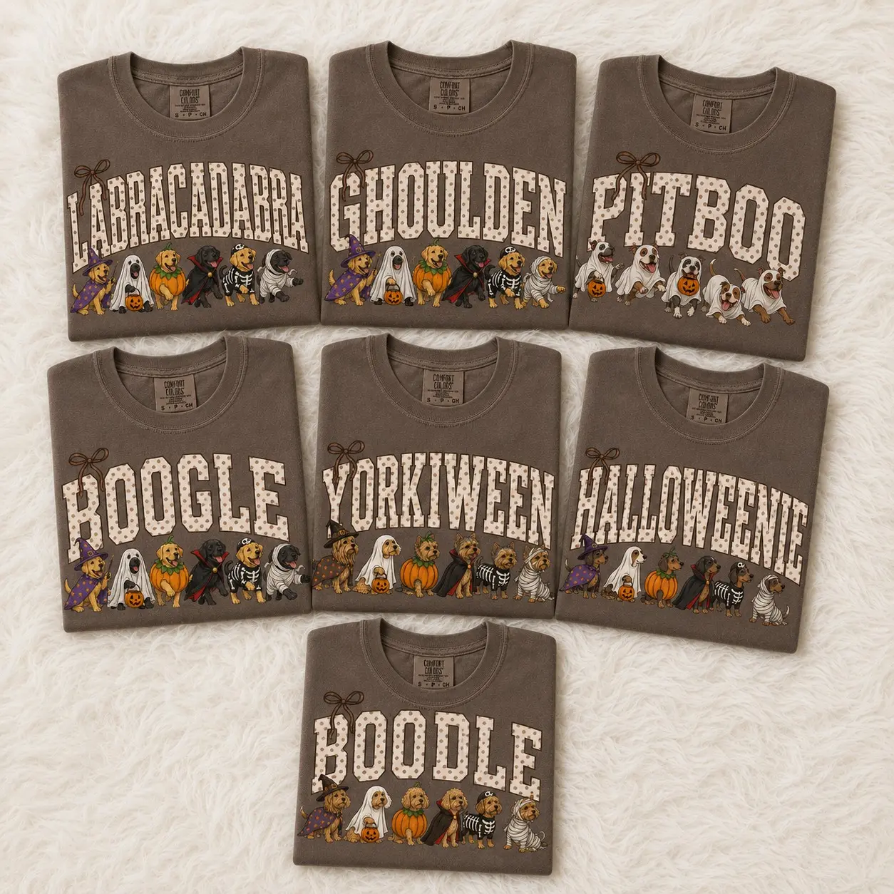 Comfort Colors 30+ Dog Breeds Halloween Espresso Shirt, Funny Dog Mom Tee, Labrador Golden Dachshund Poodle Halloween Shirt, Spooky Season Gift, Vintage Dog Witch Hat Shirt, Pumpkin Trick or Treat Ghost Tee, Spooky Dog Shirt, Dog Mom and Dog Lover Gift To