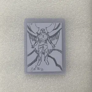 (NEW!) 2026 Stranger Things x MVL. 1/1 Original Artwork Sketch Card Autographed & Drawn by Calahan Merten - Collectible Entertainment Trading Card (Limited Edition Insert) - TCG