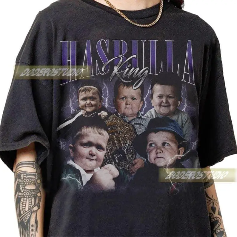 [Sale Up To 50%] Limited Hasbulla Magomedov Vintage Shirt, Hasbulla Gifts for Woman and Man, Retro Hasbulla Movie Gift, Hasbulla Funny 90s Bootleg Shirt
