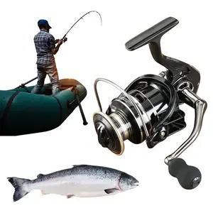 Spinning Reel Max Drag 8KG All-Metal Fishing Reel  Fishing Coil Wheel Metal Spool Handle Fishing Tackle Fishing Accessories