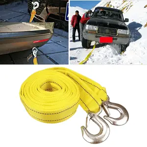 4M Heavy Duty 5 Ton Heavy Duty Towing Rope Break Strength Nylon Recovery Strap for Vehicle Emergency Recovery Atwood Rope
