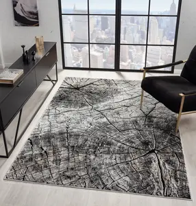 Sam's Rugs Ultra Soft Area Rug - Modern Abstract Design for Indoor Living Room & Bedroom - Stain Resistant, Easy to Clean