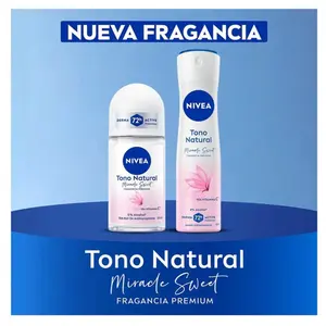 NIVEA Tono Natural Miracle sweet 72 Protection Antiperspirant Deodorant with Premium Fragrance and Vitamin C