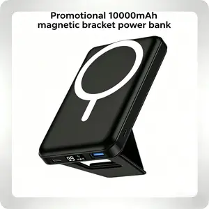 Podoru for Magsafe Battery Pack, 10000mAh Foldable Wireless Portable Charger with USB-C Cable LED Display 22.5W Fast Charging Compatible for iPhone12-17 All Series