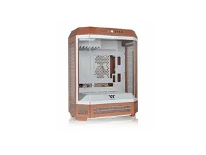 Thermaltake Tower 600 Mid Tower; 2x140mm CT Fans Included; 420mm Radiator Support; 400mm GPU Clearance; Hidden Connector Support; Rotatable PCIe Slots; Mocha Mousse; CA-1Z1-00MUWN-00