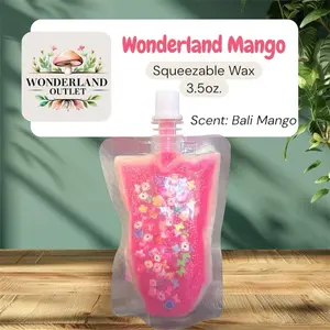 Squeezable wax 3.5oz Highly scented, 100% soy, pet friendly aroma candle fragrance wax melts eco-friendly  vegan amazing