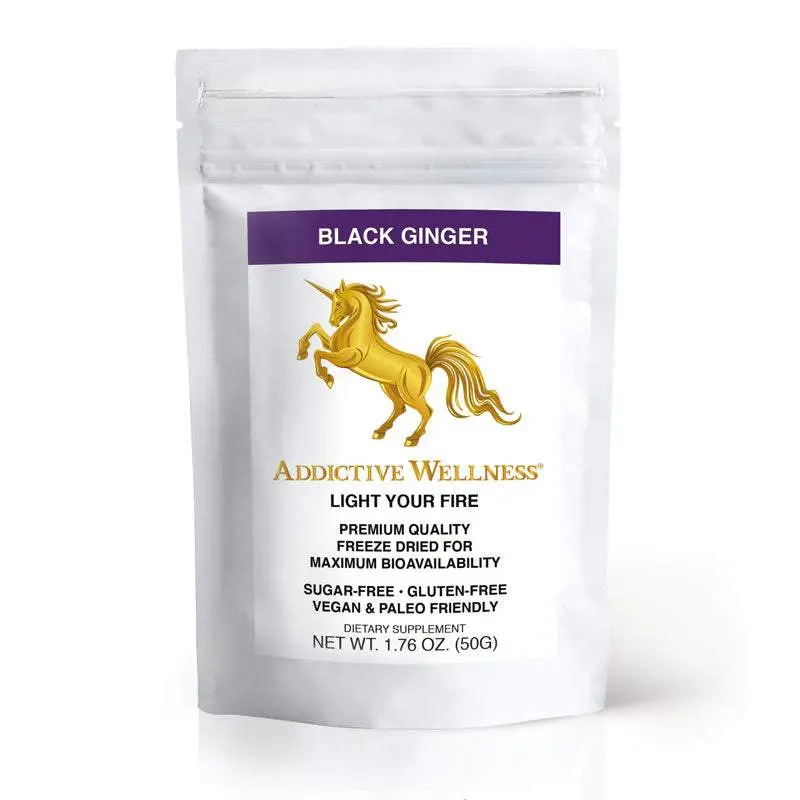 Thai Black Ginger Powder and Capsules - aka Thai Ginseng