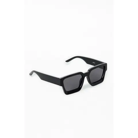 Pacsun Men's Black Square Frame Sunglasses