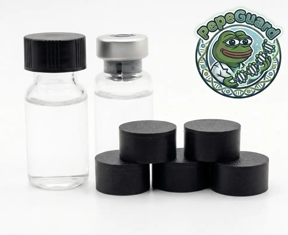 PepeGuard Vial Caps - Reusable Protective Organizer for Peptides, GLP-1, Insulin | Fits 3ML, 5ML, 10ML, 30ML Vials