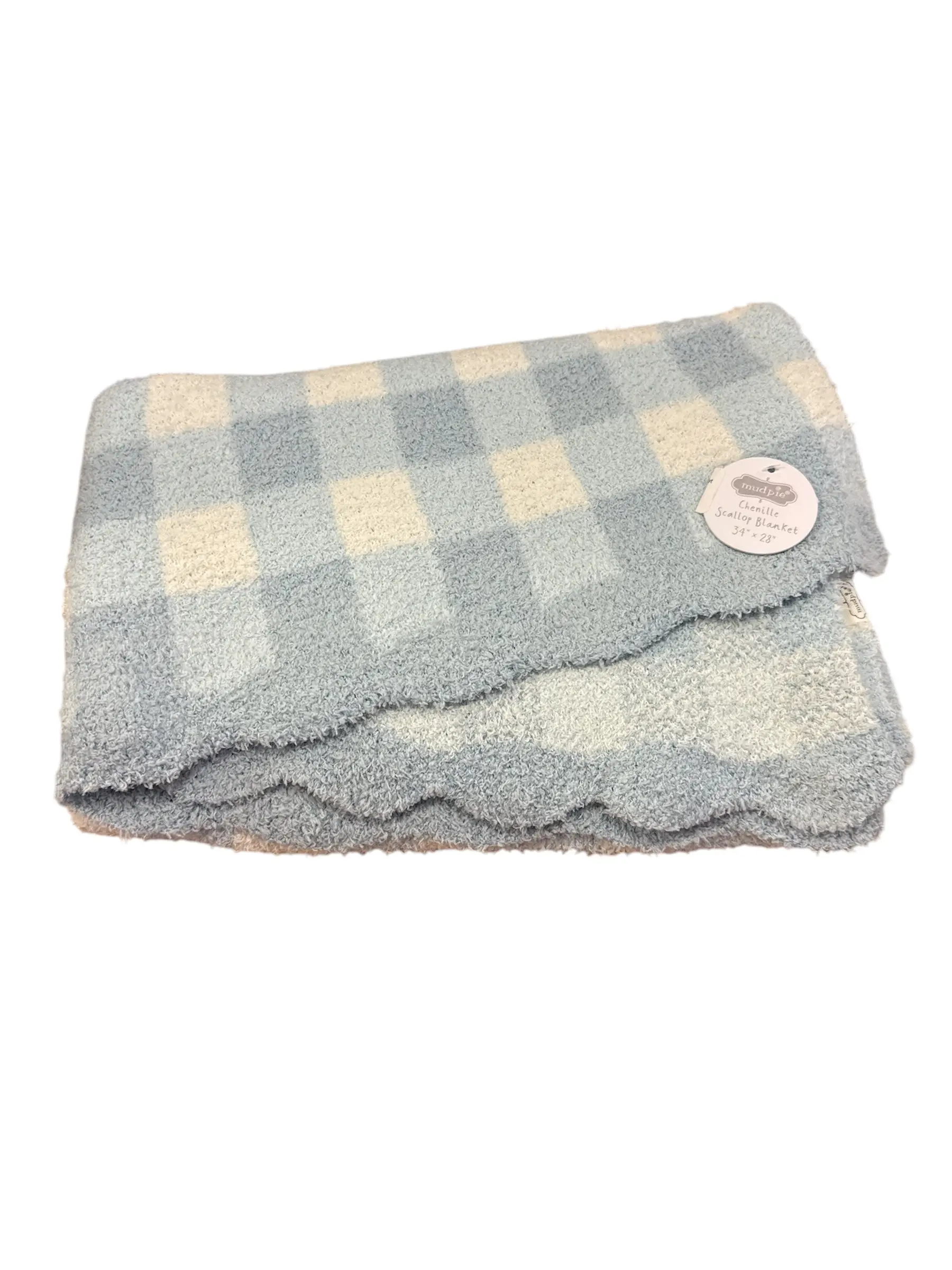 Gingham Chenille Blanket