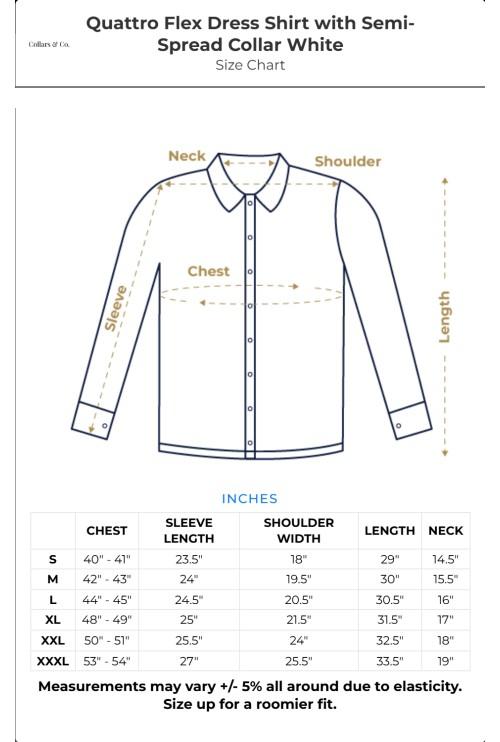 Quattro Flex Dress Shirt with Semi-Spread Collar Orange Grid