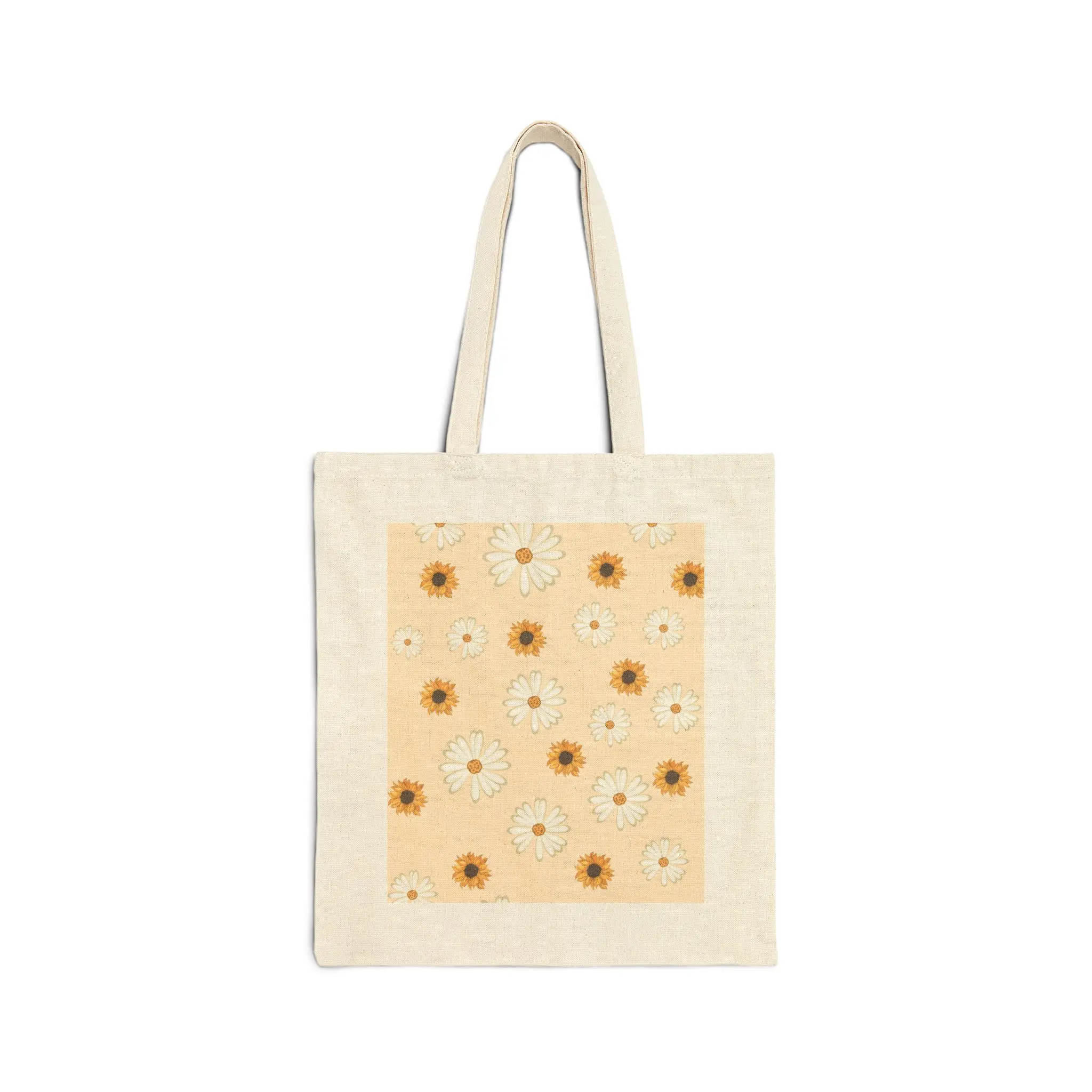 Sunflower tote bag | Daisy Tote Bag | Cute Floral Canvas tote | reusable tote| women’s tote bag
