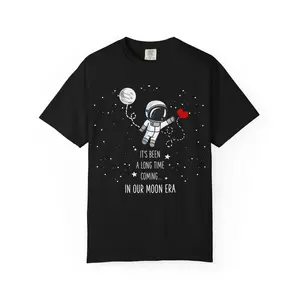 In Our Moon Era Shirt, Cute Astronaut Love Tee, Space Aesthetic Shirt, Romantic Gift, Unisex Graphic Tee