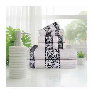 Superior Cotton 6-Piece Athens Embroidered Abso rbent Towel Se