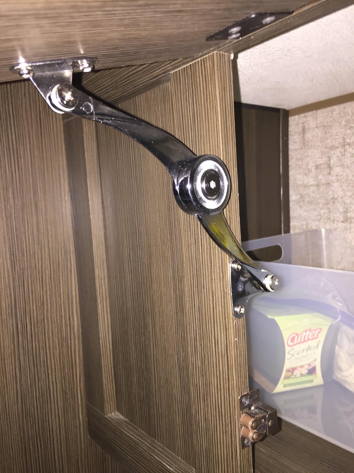 Tiberham Lid Support Hinge Adjustable Buffer Damper for Kitchen Cabinet Door Cupboard Toy Box Durable Zinc Alloy High Load Capacity 22 lbs Pack of 2