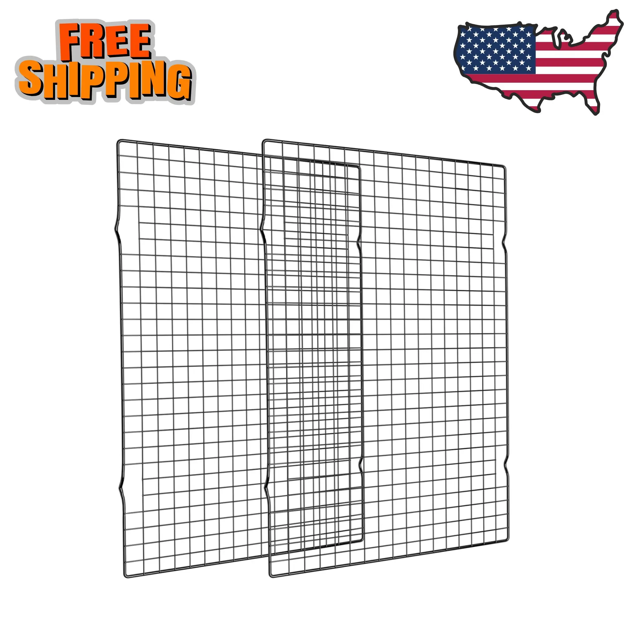 Cooling Rack for Baking, 2-Pack 16x10 Inches Baking Rack