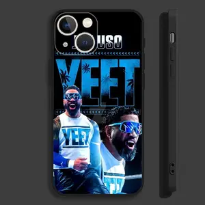 Jey Uso YEET Phone Case for iPhone 17,16,15,14,13,12,11,Pro,Max,Plus Phone Cover Soft Black Case, Designed to Be Anti-Fall