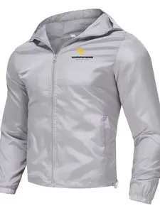 Hummingbird Hooded Windbreaker, Slim-Fitting Casual Sun Suit, Ideal for Anglers & Outdoor Adventures, All-Season Wear
