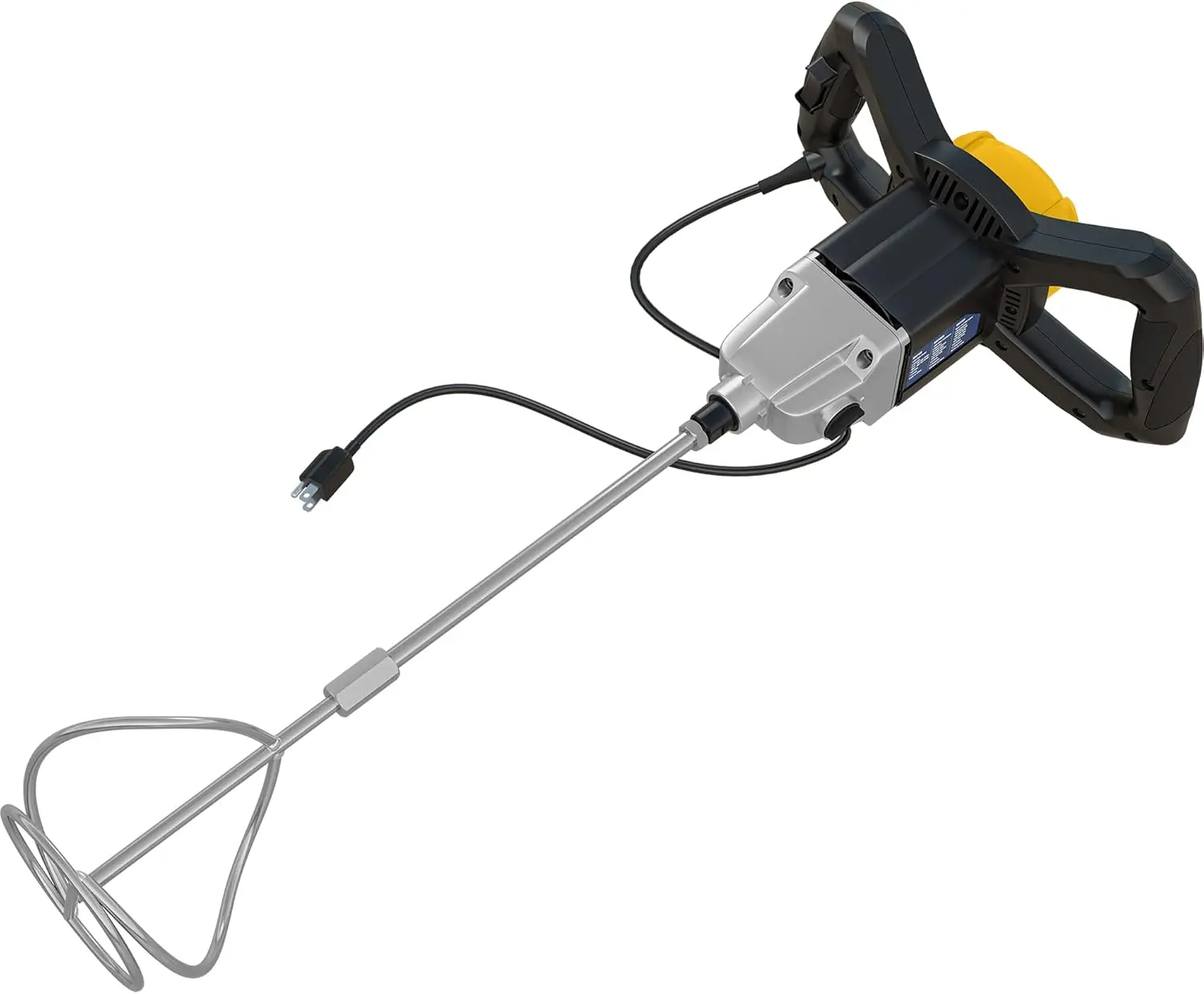 21700 120-Volt 2 Speed Power Mixer with Mixing Paddle for Thinset Grout and Mortar, Silver