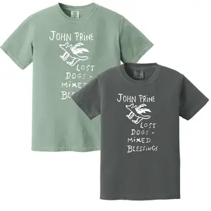 John Prine - Lost Dogs & Mixed Blessings Throwback T-Shirt - Unisex