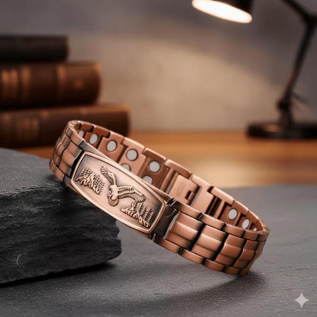 Men's Eagle Carved Alloy Bracelets - Vintage Bohemian Design, Stylish Stacking or Couple's Wristwear for Daily Use | A Fashionable Gift for Him