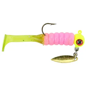 Mr. Crappie Sausage Head Jig Pre-Rigged w/Slabalicious Soft Plastic