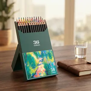 36 Pack Colored Pencils Set, Pre-sharpened Coloring Pencils, Colored Pencils for Adult Coloring Books, Ideal Art Supplies for Sketching, Coloring & Painting