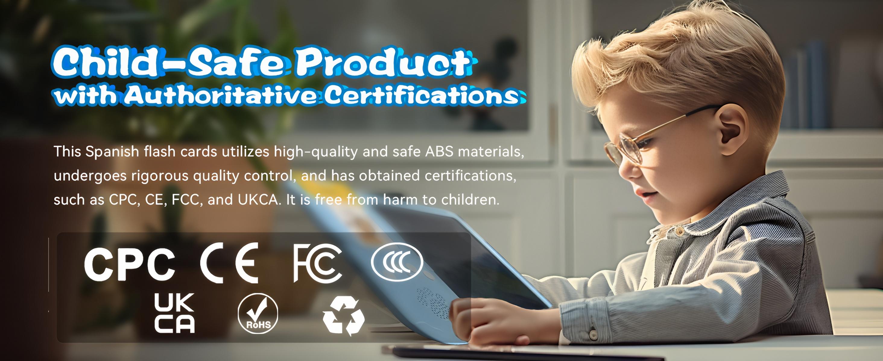 KidGenius English & Spanish Flash Card Set with 3 Language Modes 8 Inch LCD Writing Board 510 Vocabulary Words Durable Reusable Design for Kids Perfect Homeschool Teacher Tool  Holiday Learning Gift Ideal for Autism Therapy - Bear Visual Stimulation Cards