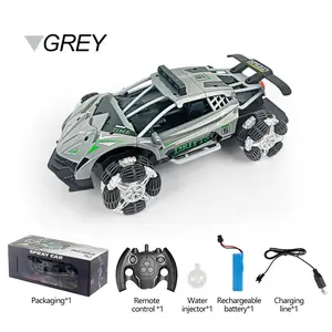 Remote Control Car, Rc Cars Stunt RC Car Toys New Upgraded Strip Lights and Headlights Car Toys Double-Sided 360° Rotating 4WD Rc Drift Truck for Boys Girls Birthday Gift