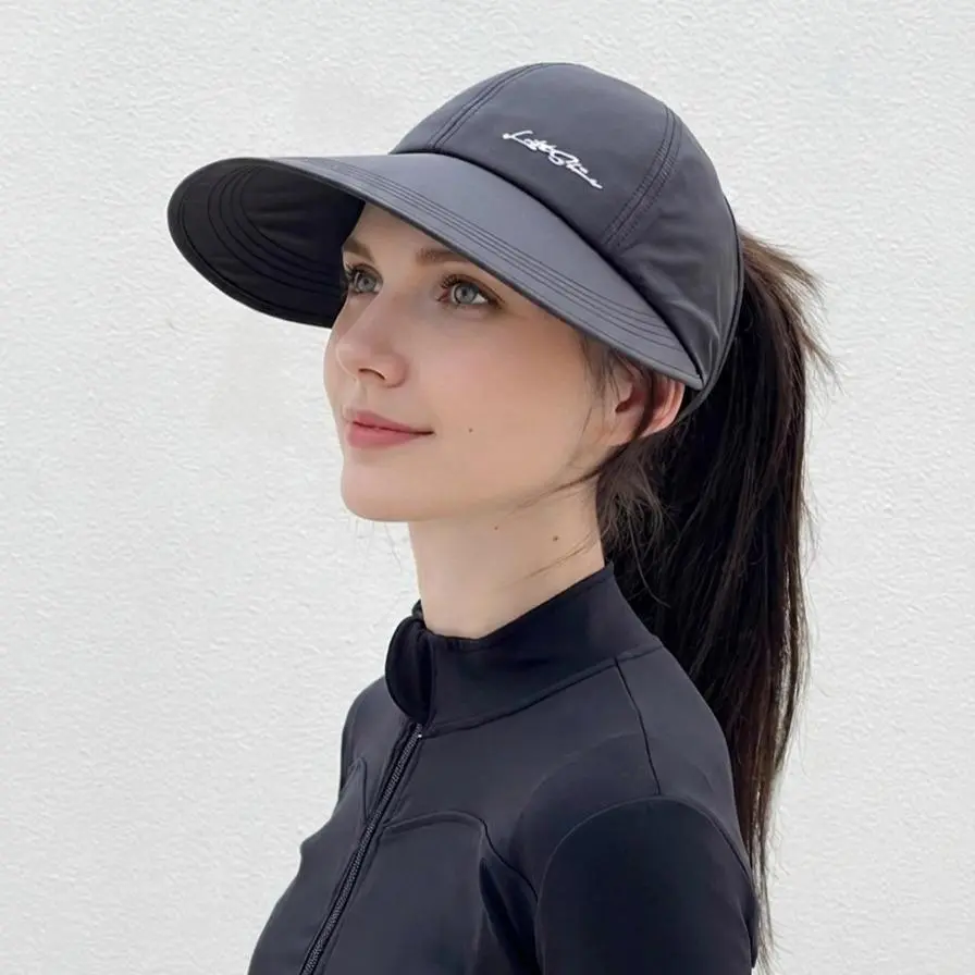 Sun Protection Baseball Hat 2-Pack, UPF Wide Brim Adjustable All-Season Outdoor Hat for Men and Women