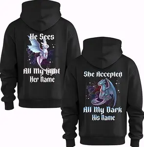 Custom Matching Hoodies How to Train Your Dragon Couple Matching Outfits Hoodies Pullover for Women for Men Unisex, Perfect Gift Anniversary Clothes