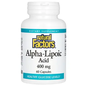 Natural Factors Alpha-Lipoic Acid, 400 mg, 60 Capsules