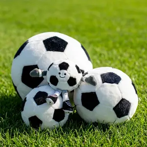 Soft Plush Football Figure Perfect for Kids, Small Pendant Ideal for Parent-Child Games, Soft Stuffed Figure, Great Gift for Soccer Fans on Birthdays & Day