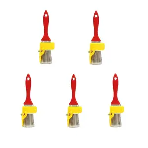 Paint Brush, 5 Counts Wall & Roof Paint Brush, Inner Corner Trimming Brush, Imitation Wool Color Separation Brush, Latex Paint Trimming Brush, Art Supplies for Home Decor