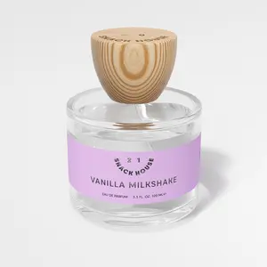 Snack House Vanilla Milkshake Eau de Parfum 100ml - Brown Sugar & Creamy Vanilla Perfume for Year-Round Wear - Vegan & Cruelty-Free