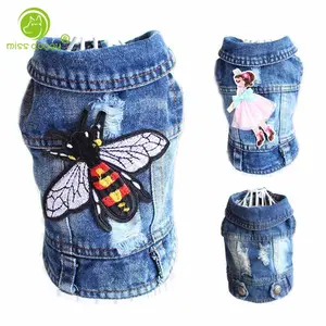 Dog Denim Jacket – Embroidered Jean Coat for Small Dogs & Chihuahuas