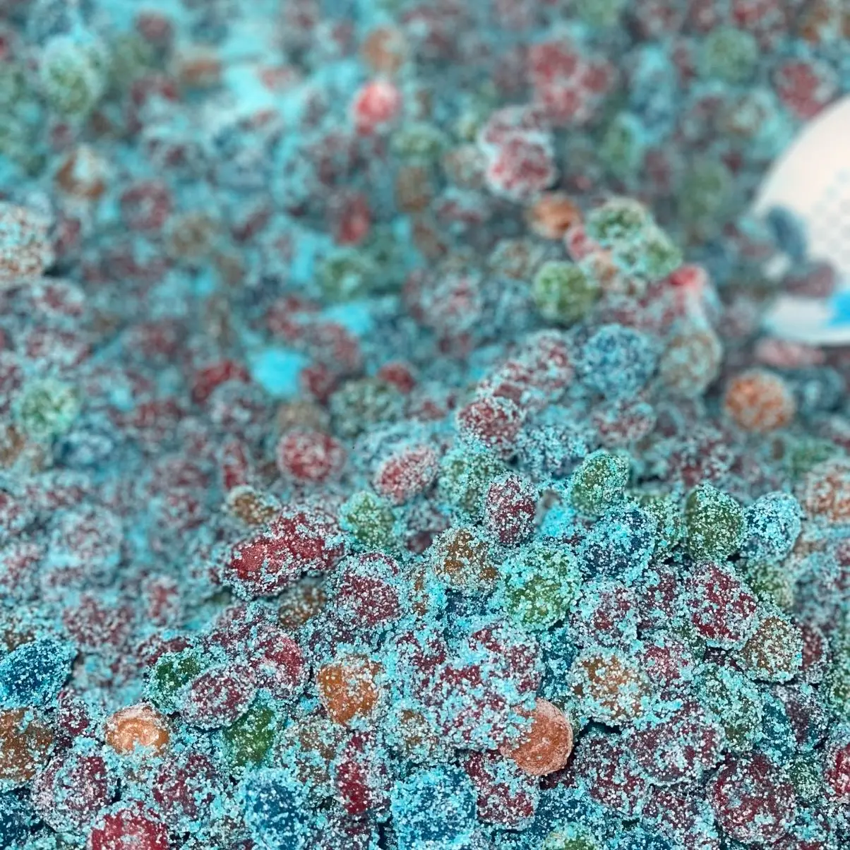 Sour Blue Razz Chamoy Gushers - 1 lb Sweet Candy Snack - TikTok Shop