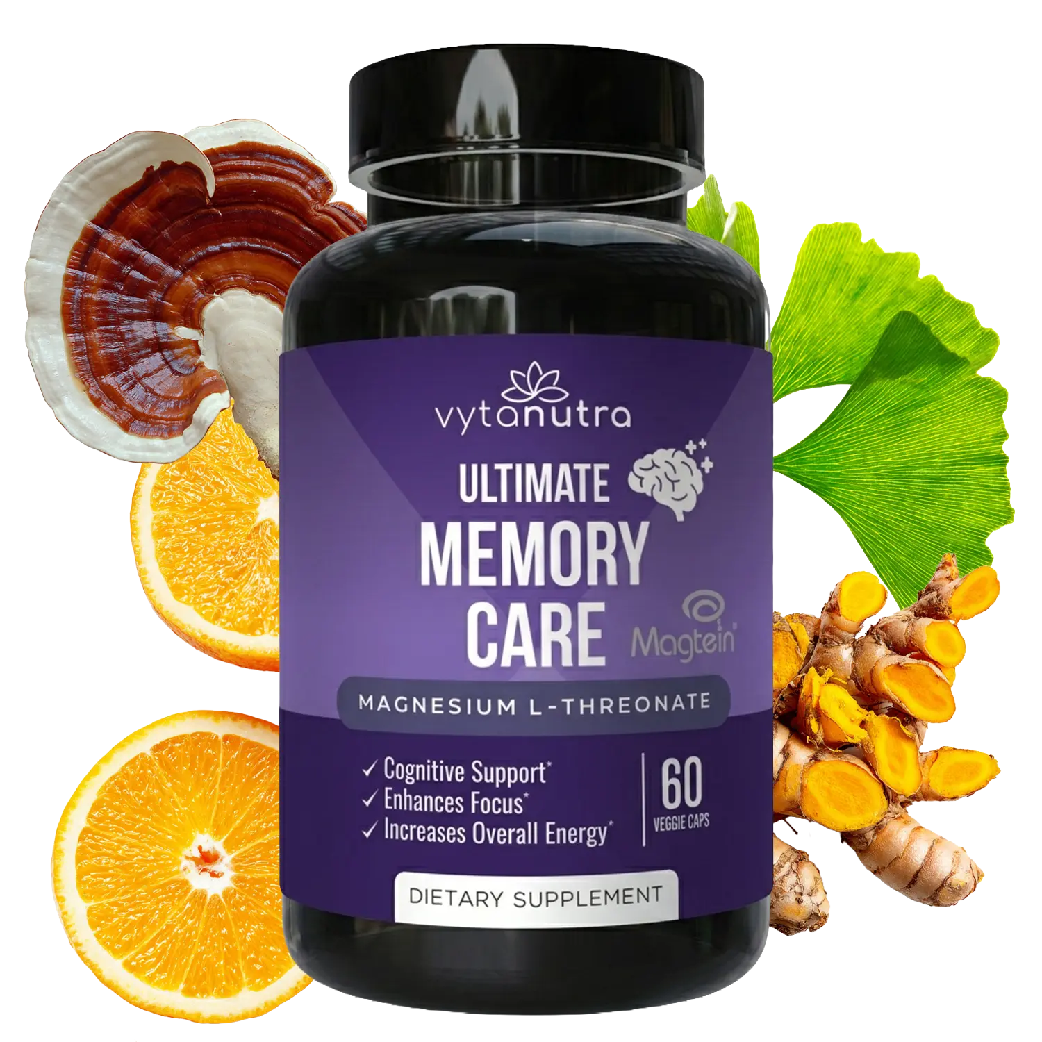 Ultimate Memory Care Magtein Magnesium L-Threonate – High Absorption Nootropic Brain Supplement for Memory, Focus, Clarity & Sleep