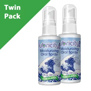 Lubricity Xtra Moisturizing Oral Spray Mint Twin Pack (2 fl. oz each)