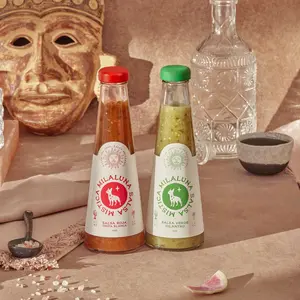 Milaluna Salsa - el Duo: Salsa Roja Trufa Blanca & Salsa Verde Cilantro