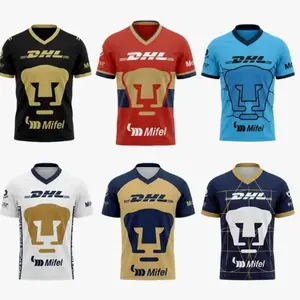 Print Full 2026 Team Jersey, Blue Fan Version, Short Sleeve, Quick-Dry Football Shirt, Liga MX Fans Jersey
