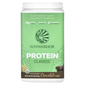 Sunwarrior Classic Protein, Chocolate, 1.65 lb (750 g)
