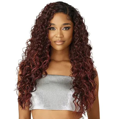 Outre Melted Hairline Swirlista Glueless HD Lace Front Wig - SWIRL 111 - 5" Deep C-Shape Parting