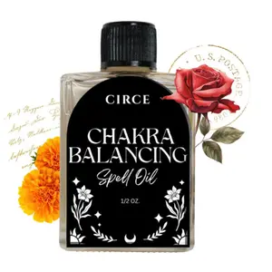 Chakra balanceing Vision Spell Oil | Intuition Amplifier | Hoodoo & Spiritual Anointing Oil | Third Eye Ritual Oil