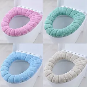 Toilet seat cover - suitable for all seasons in household toilets. Toilet seat cover for toilet. Large size. Winter thickened seat cushion. Toilet ring pad. Toilet Seat Protector