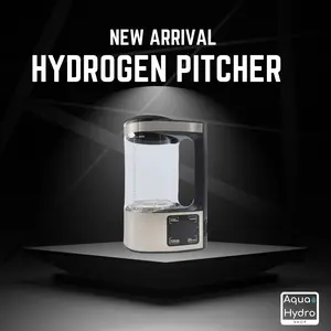 Hydrogen Home Borosilicate Glass Pitcher - Aqua Hydro Shop Jug Drinkware
