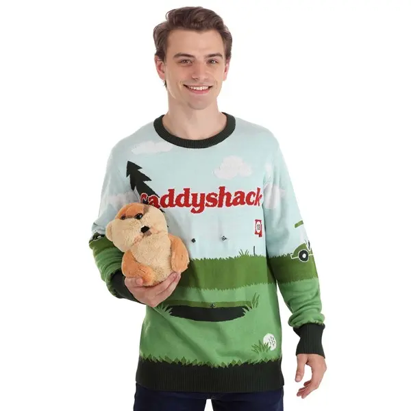 Caddyshack Ugly Sweater for Adults, Love, Shirts, Golf